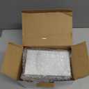 Essentra Home White Marble Kitchen Sponge Holder, Modern Kitchen Sink Caddy with Drain Tray