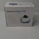 Y10 Cordless Robotic Pool Cleaner Automatic Vacuum - 90 Mins Runtime, Powerful Suction, Self-Parking, Lightweight for Above/Inground Pools Up to 65ft/1100 Sq.Ft, White