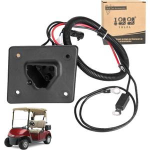 10L0L Golf Cart 48V Charger Receptacle for EZGO RXV & TXT, OEM# 602529 613304