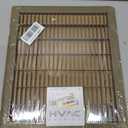 HVAC Premium 12" X 14" or 14" X 12" Heavy Duty Walkable Floor Grille - Fixed Blades Air Grille - Brown