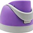 Replacement Cap for Owala Freesip,One Button Water Bottle Top Lid Compatible with Owala Cup 16oz 24oz 32oz 40oz, BPA-Free Replacement Lid Accessory for Owala Free Sip(Purplish Gray 1)