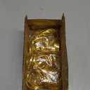 100 Pcs Gold Napkin Rings Bulk, Exquisite Round Napkin Ring Buckles, Suitable for Family Dinners, Weddings, Holiday Parties