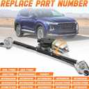 602-714AS Front Windshield Wiper Motor and Linkage Assembly Compatible with Hyundai Santa Fe 2009-2012# 602714AS, 981200W000, 432054, 981100W000, 8511004040