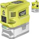 200W Real Power Inverter Compatible with Ryobi 18V, DC 18V to AC 110-120V Battery Inverter, LIVOWALNY Power Station Generator, Charger Adapter Battery Powered Outlet with 2 USB & 1 Type-C & 1 AC