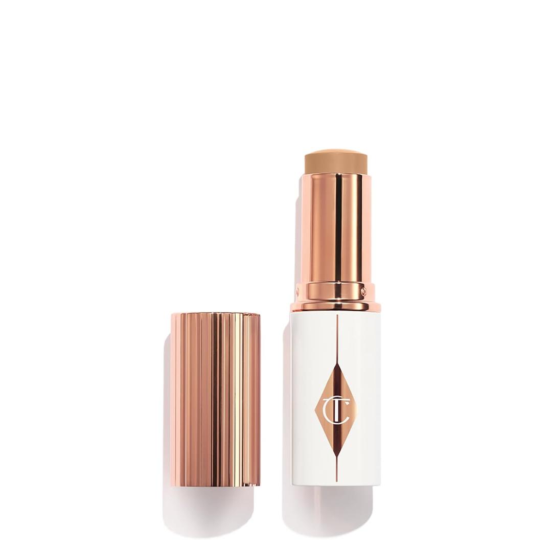 Charlotte Tilbury Unreal Skin Tint & Sheer Glow Hydrating Foundation Stick - Cream Foundation Makeup with Sheer-to-Light Coverage & a Buildable Formula - Blurring, Smoothing & Nourishing