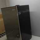 Igloo 3.2 Cu.Ft. Single Door Compact Refrigerator with Freezer - Slide Out Glass Shelf, Perfect for Homes, Offices, Dorms - Platinum