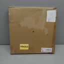 Modern Wood Walnut Dial Wall Clock, Large Simple Wall Decor Metal Frame Silent Non Ticking Clock for Living Room Decor, Kitchen, Bedroom, Study Decoration, Handmade Home Gift Idea, 15.8 in (1.Medium 18.5In(47cm))