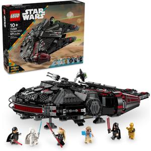 LEGO Star Wars The Dark Falcon Buildable Starship - Star Wars Toy Set for Boys and Girls - Collectible Millenium Falcon Toy with 6 Minifigures - Birthday Gift for Kids - 75389