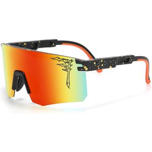 Two Size Polarized Baseball Sunglasses For Adults and Youth Boys Girls Kids UV400 Men Women Cycling Sports Glasses