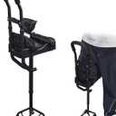 Hands Free Knee Crutch, Knee Crutch Mobility Support for Injury, Disability, Elderly. Replaces Crutches for Adults. Universal for Both Left and Right Feet