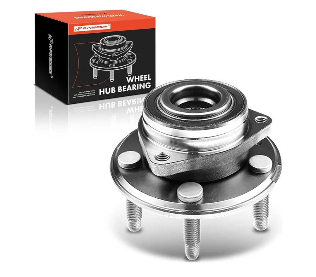 A-Premium Front or Rear Wheel Bearing and Hub Assembly with 5-Lug Compatible with Chevrolet Impala 2018-2019, Camaro 2010-2015, Cadillac CTS 2008-2014 & 2018, XTS 2018