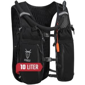 UTOBEST Upgrade Running Hydration Vest 10L, Running Backpack for Women Men Multi-Functional Storage, Adjustable Water Vest for Trail Marathon Race Jogging Cycling