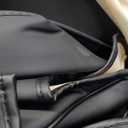 FREESOO Black Car Seat Covers Full Set - Faux Nappa Leather Seat Covers for Cars, with Front Seatbelt Pads, Waterproof Breathable Cushion Protectors Fit for Most 5 Seats Automative Sedans SUV Trucks