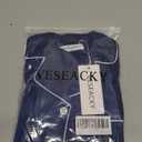 Veseacky Pajamas Unisex Kid Satin Pjs Set Girls Boys Silk Pajamas Set Short Sleeve 2 Piece Clasic Sleepwear (Navy,4t 5t)