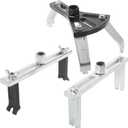 3 Pcs Universal Fuel Pump Removal Tools Fuel Pump Lock Ring Tool Adjustable Lock Ring Spanner fuel pump tool 3-jaws adjustable car fuel tank cap wrench Compatible with BMW Benz