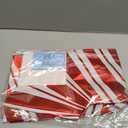 12 Pack Large Red Christmas Candy Cane Foil Party Decor Balloons, Xmas Santa Canes Walking Stick Candy Balloon For Birthday Xmas Wedding New Year Carnival Festival Holiday Party Decorations