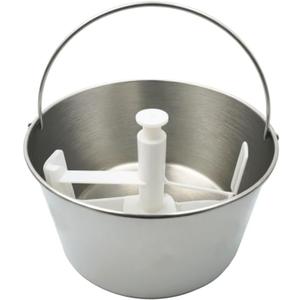 2.1 Quart Stainless Steel Mixing Bowl, Replacement Mixing Blade/Churn Blade/Ice Cream Paddle for Whynter ICM-201SB ice cream maker