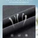 NORTHYARD Men's Cotton Shirts Heavyweight Short Sleeve Casual T-Shirts with Chest Pocket Work Wear (Black, XL)