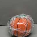 Silent Basketball Size 7 (29.5")  Grooved Airless Foam Indoor Basketball for Quiet Dribbling and Indoor Training, Pro PU Material  Achieve Real Feel Higher Bounce Quieter (Orange)