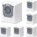 Vacuum Bags Replacement Compatible with iRobot Roomba i7, i7+, i3, i3+, i1+, i4, i4+, i6, i6+, j7, j7+, i8, i8+,s9, s9+ Plus, i & s & j Series Clean Base Automatic Dirt Disposal Bags, Pack of 6