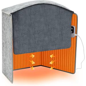 Under Desk Heater Leg Feet Foot Warmer,Personal Portable Space Heaters Quiet Small For Office Home Indoor Use Large Room,Electric Energy Efficient,Essentials Supplies For Women Grey