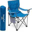SUNNYFEEL Oversized Camping Chair for Adults, Heavy Duty 500LBS Blue
