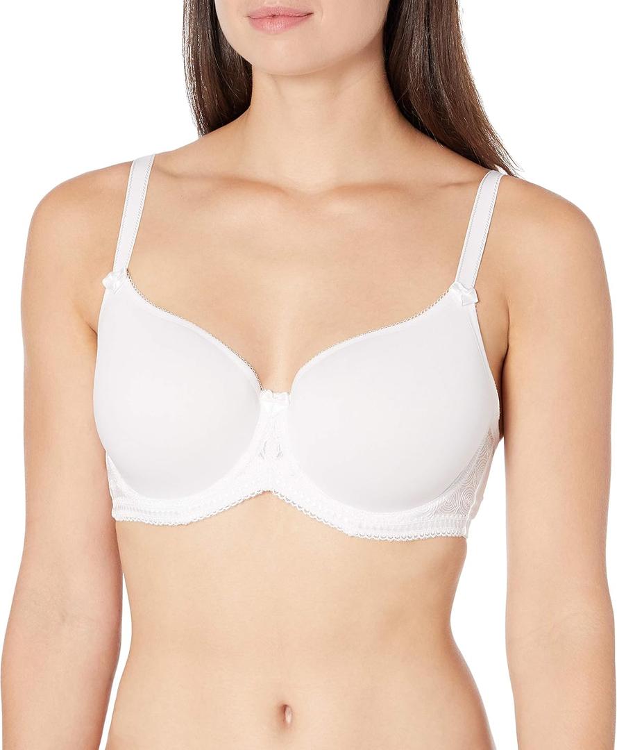 Panache Women's Cari Spacer Bra  Lightweight T-Shirt Bra with J-Hook & Breathable Padded Cups (34F)