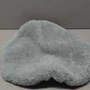 TOWN & COUNTRY EVERYDAY Ultra Plush Solid Tufted Toilet Lid Cover, Soft and Absorbent, Non-Slip Cover, Machine Washable, Aqua Blue, 18"x19"