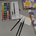 Grabie 50 Colors Watercolor Paint Set, Detail Paint Brush Included, Watercolor Paints, Painting Sets, Art Supplies for Painting, Travel Watercolor Set, Amateur Hobbyists