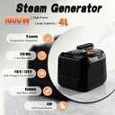 Portable Sauna Steamer, 4L 1600W Steam Generator with Remote Control