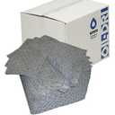 Oil-Dri L90902 15" W x 19" L Universal Heavy Weight Bonded Perforated Pads (100 Mats/Box)