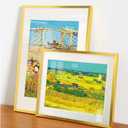 Poster Photo Picture Frame Gold Black Silver Aluminum 40x50cm 30x40cm A4 Painting Interior Wall Decoration Frame For Living Room (Gold Frame,A4)
