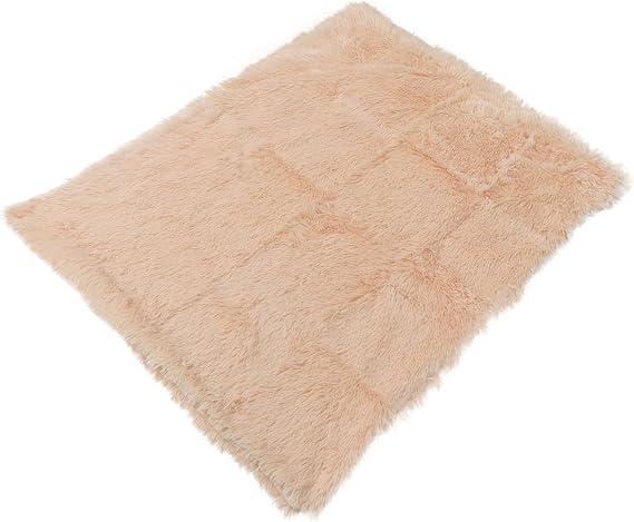 Kisangel Warm Plush Pet Pad for Dog and Cat Sleep Nest Mat Cushion for Indoor Pet Comfort
