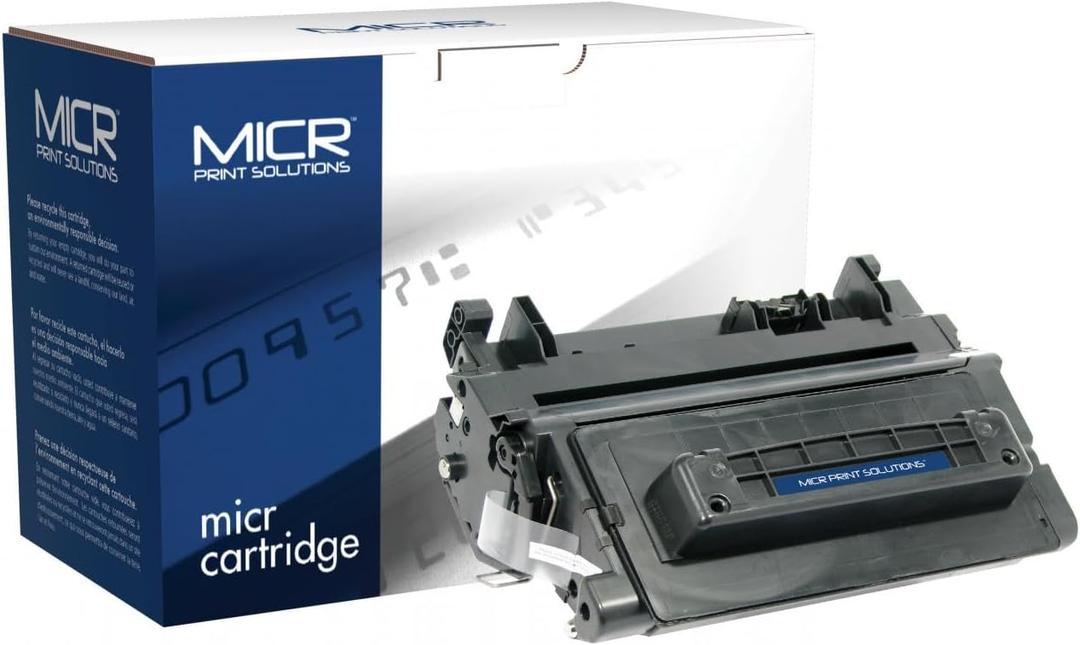 Compatible Ce390a(m) (90am) MICR Toner, 10,000 Page-Yield, Black