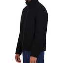 Nautica Men's Wool Blend Lightweight Insulated Jacket Printed Diamond Quilted Interior, BlackRegular XX-Large