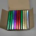 JOYIN 12PCS  Boxes Holder for Christmas, Brown Kraft Paper Envelope Boxes for Presents Wrapping, 12 Design Xmas Holiday Birthday Decor, Small Party Favor Money Cash Holder (Christmas Classic Color)