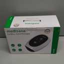 Medisana Hand Massager for Arthritis and Carpal Tunnel, 6 Modes 6 Intensities Hand Massager with Heat and Compression, Large LCD Display Full Hand & Wrist Massager, Christmas Gifts for Men Women (White)