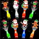 Christmas Party Favors for Kids 36 PCS Finger Lights Christmas Goodie Bag stuffers, Glow in the Dark Xmas Toys Bulk Xmas Gifts for Stocking Stuffers Holiday Favors Classroom Favors Prizes