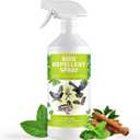 16 oz Bird Repellent Spray for Outdoor, Bat Repellent Spray, Woodpecker Deterrent, Pigeon Repellent for Fruit Tree Garden Farm Roof Railing Patio, Pack