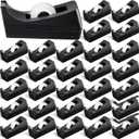 Colarr 30 Pack Desktop Tape Dispenser Non Skid Base Tape Dispensers Desk Tape Dispenser Tape Roll Dispenser for Office Home, Tape Not Included