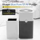 Vilaso 121 Filter Replacement for Blue Pure 121 Air Purifier, 2 Pack | 2-Stage Filtration System of H13 HEPA Filter and Activated Carbon Filter