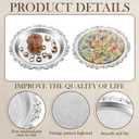 2 Pcs Silver Serving Plates 9.8 Inch Round Platter Serving Tray Decorative Vintage Metal Dessert Plates Vanity Trinket Dishes Jewelry Storage for Wedding Birthday Party Centerpiece