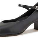 Capezio Women's Jr. Footlight Character Shoe, Black, 12