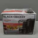 BLACK+DECKER 1.5-Cup Electric Food Chopper, One Touch Pulse, 150W Motor, Stay-Sharp Blade, Dishwasher Safe, Black