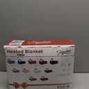 Homemate Electric Heated Blanket Queen - 84"x90" Heating Bed Blankets Throw with 10 Heating Levels 8 Hours Auto Off Fast Heating Over-Heated Protection Ultra Soft Warm Flannel ETL Certified Navy Blue