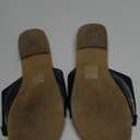 ATHMILE Sandals Women Dressy Summer Flat Comfortable Fashion Beach Cute Ladies Slides Leather Casual Dress Women's Sandals 2025 Size 6-11 (7, Black)