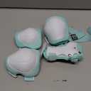 99FLIPS Knee Pads for Kids 3-12 Years - 6pcs Complete Set Certified by TV Rheinland - Knee Pads Elbow Pads and Wrist Guards for Kids and Toddler - Skateboard Roller Skates Scooter (MINT)