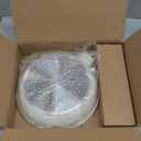 CAROTE Non Stick Frying Pan Skillet, Omelet Pan, Healthy Non Toxic Granite Chef Pan, Induction Compatible Egg Frying Pan with Heat-Resistant Handle, PFOA-Free,Cream White, 8"