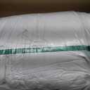APSMILE Down Comforter King Size, All Season Duvet Insert with 100% Organic Cotton, Fluffy Down Feather Fiber Fill, Medium Warm Hotel Collection Comforter, 106x90, Ivory White