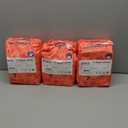 Pura Hypoallergenic Diaper Pants Size 7 (37+ lbs) Overnight, up to 12 Hours Leak Protection, Suitable for Sensitive Skin, Totally Chlorine Free, Soft Organic Cotton, 3 Packs of 17 (51 Pull Up Pants)